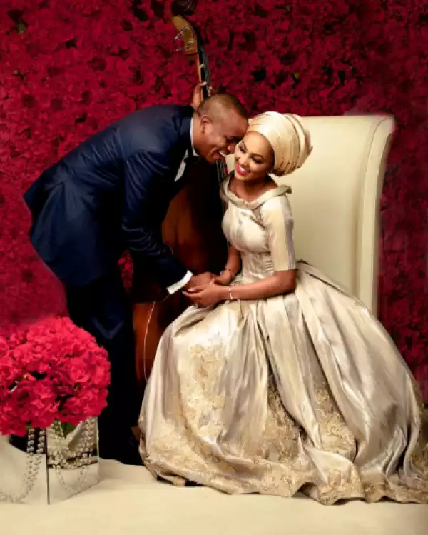 "Our Forever Starts Now" - Zahra Buhari Shares Beautiful Photo With Indimi